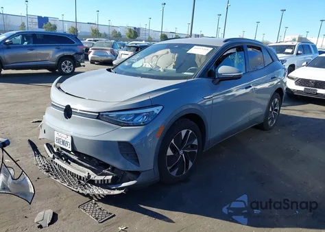 2021 Volkswagen Id.4 Pro из США, поврежденный, VIN WVGRMPE2XMP036804